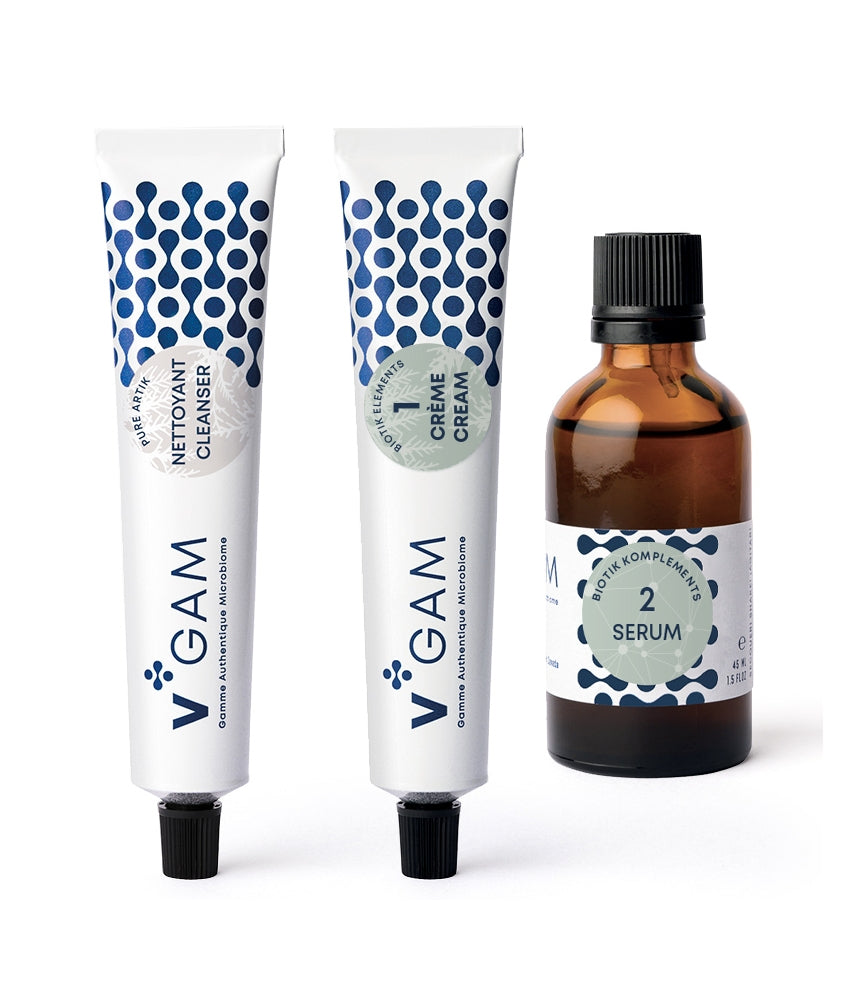 Cream + Serum + Cleanser | Go2 Biotik Routine