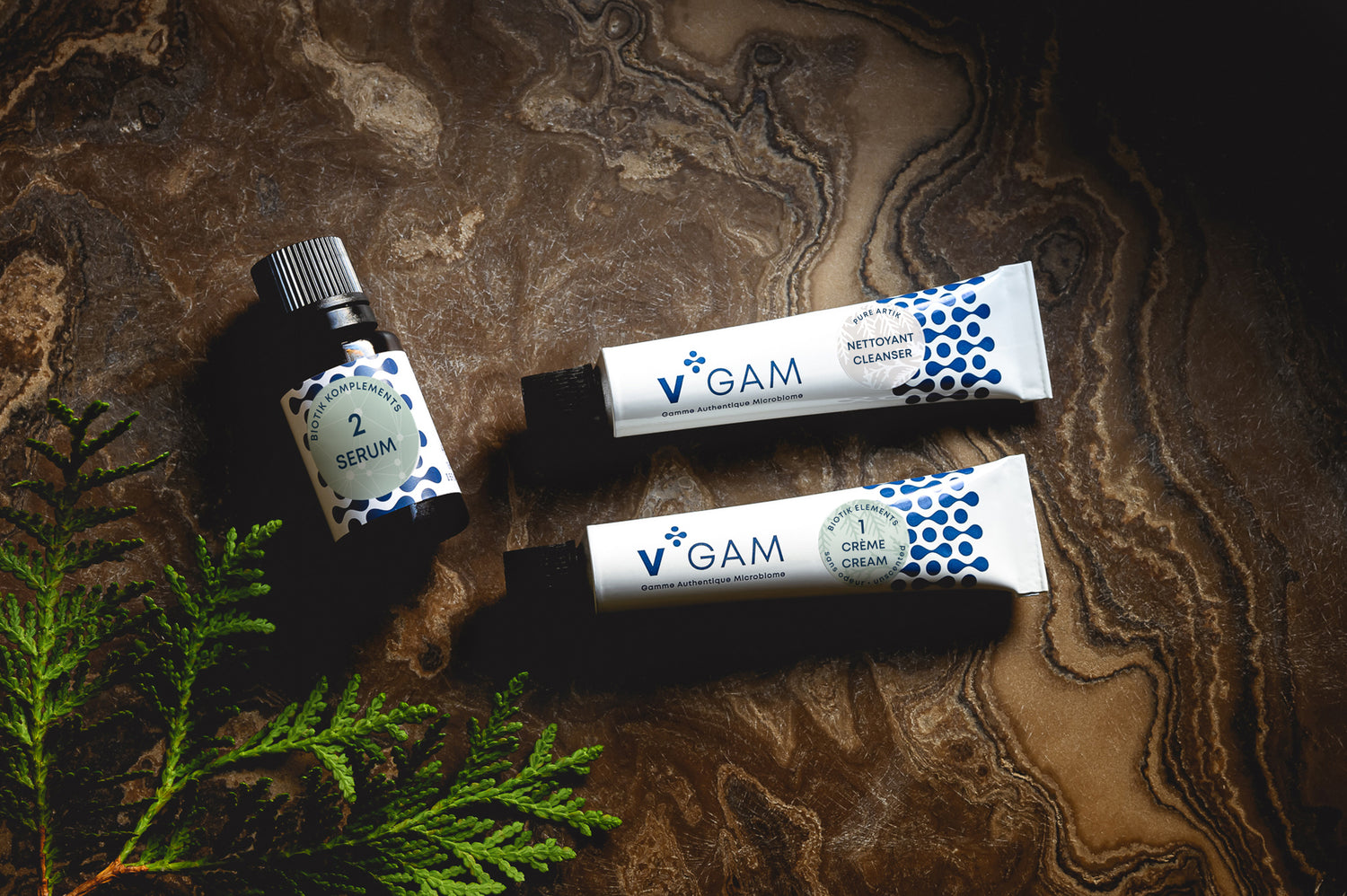 Cream + Serum + Cleanser | Go2 Biotik Routine