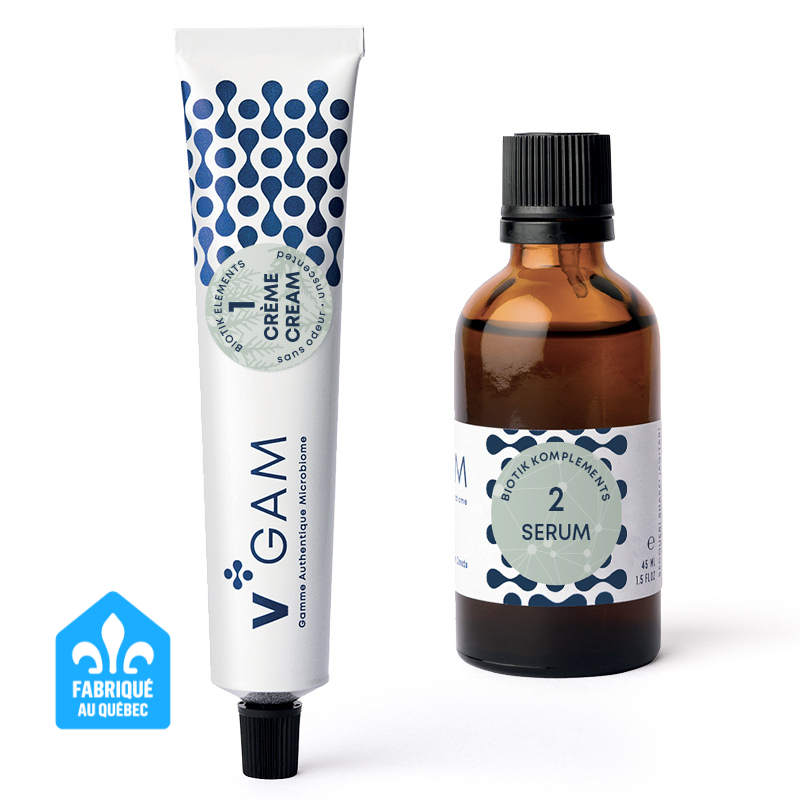 Facial CREAM & Mineral SERUM | GO2 Biotik Duo